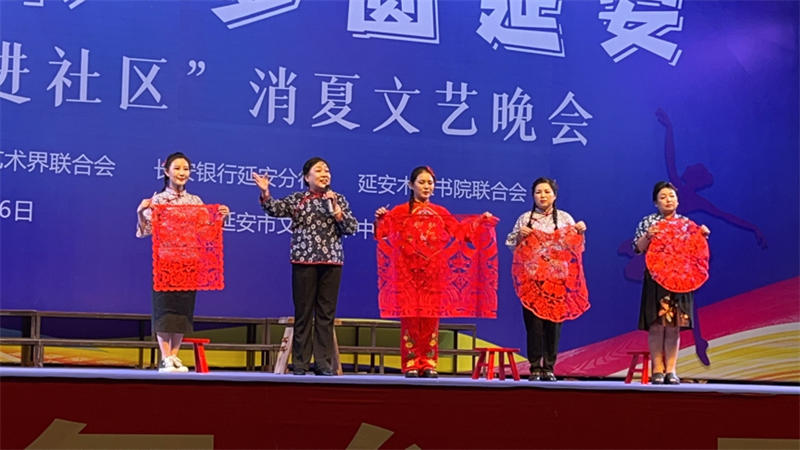 延安：傳統文化走進社區 居民樂享精神大餐_fororder_圖片7