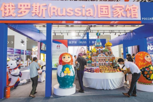【中首陜西 圖】國際館百餘種商品各具特色 主賓國烏茲別克斯坦國家館奇妙多彩_fororder_QQ圖片20220815083958