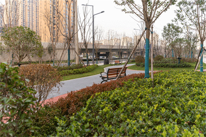 西安曲江新區：展現城市“方寸之美” 家門口的公園綠地又增多了_fororder_微信圖片_20221206084731