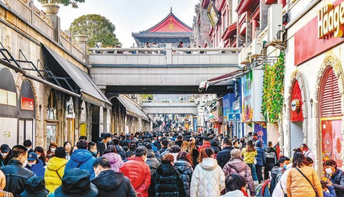 西安經濟強勁復蘇 消費快速回暖  鼓樓商圈小寨商圈熱度位居全國前列_fororder_微信圖片_20230309091411