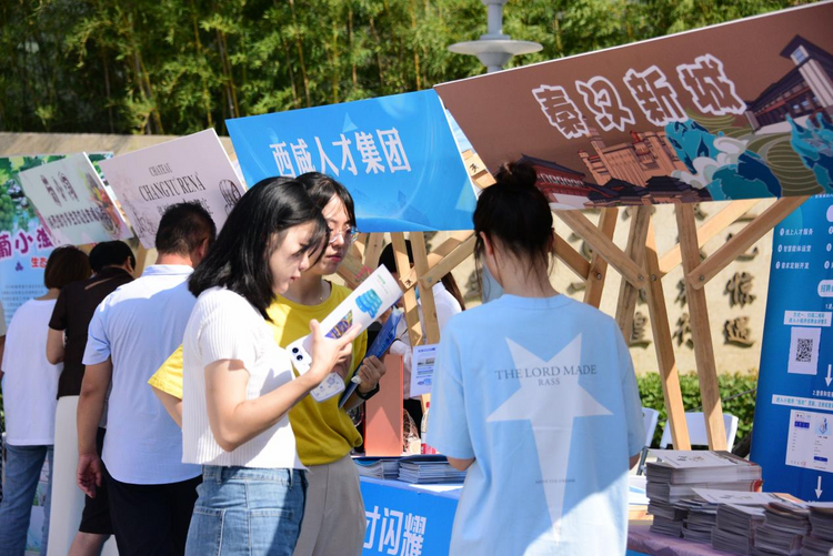 “秦才閃耀 漢動未來”西鹹新區秦漢新城招聘集市活動舉行_fororder_圖片6