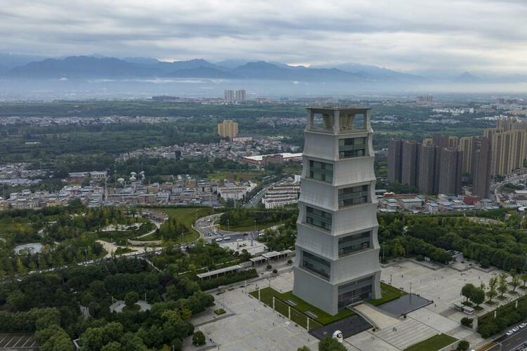 攬月閣與雲海同框宛若仙境