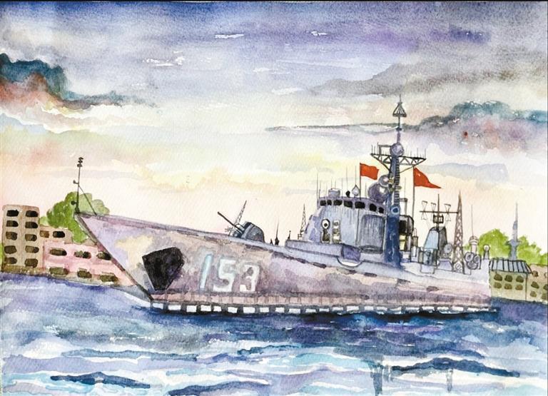 跨越萬里的牽掛  “西安艦”向西安小朋友送來開學祝福