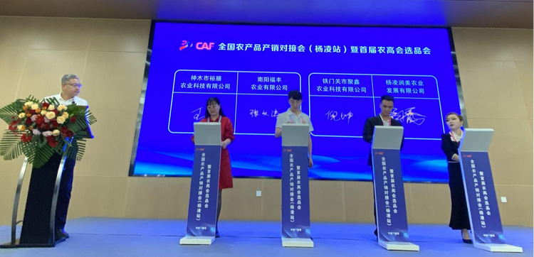 全國農産品産銷對接會（楊淩站）暨首屆農高會選品會召開_fororder_圖片18