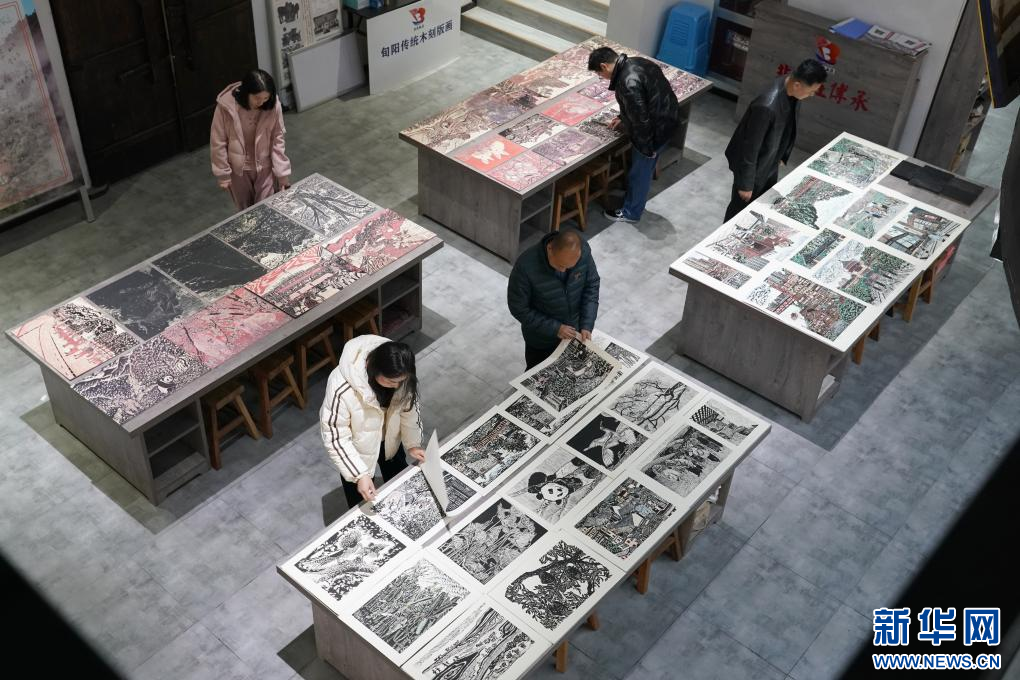 旬陽木刻版畫 在傳承發展中鐫刻美好生活