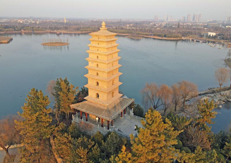 冬日黃昏美景醉人