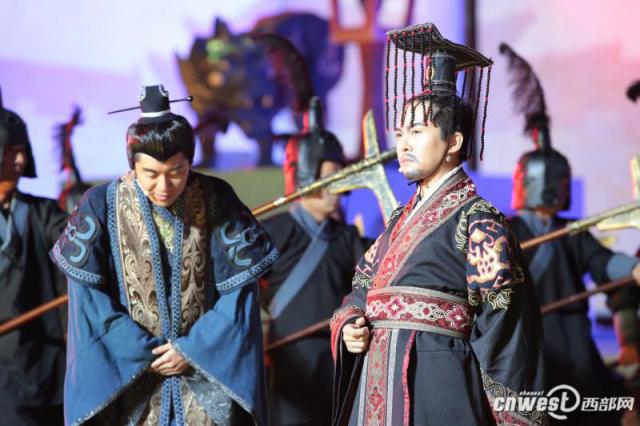 涇河新城樂華城大型秦漢曆史特效《秦漢·風雲》開演
