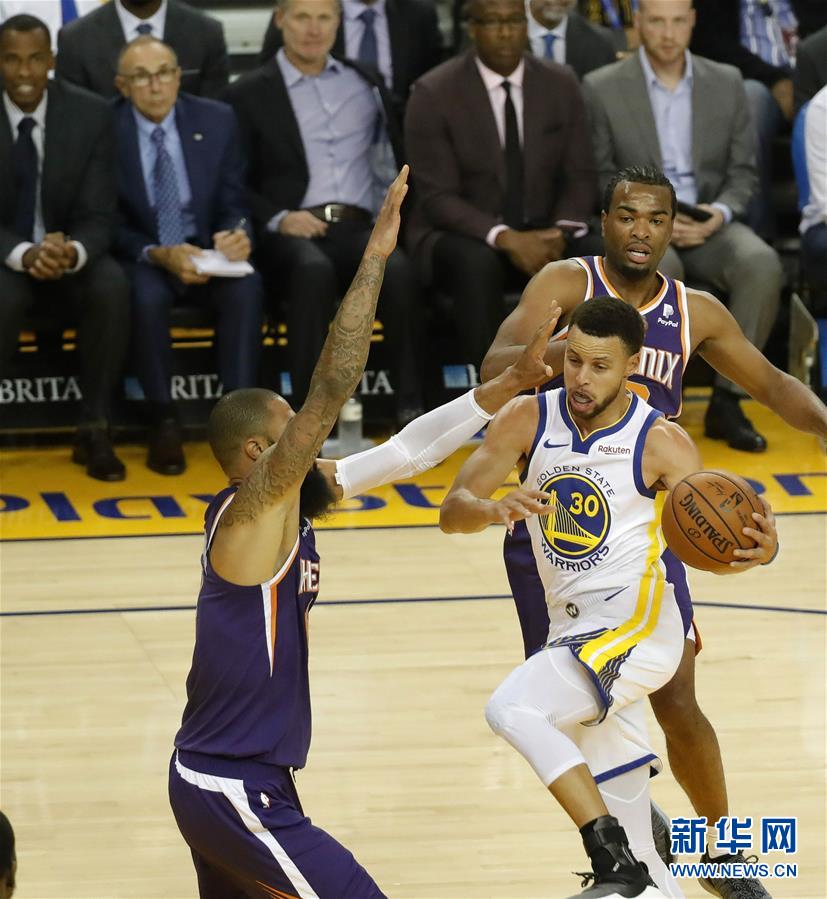 NBA常規賽：勇士勝太陽