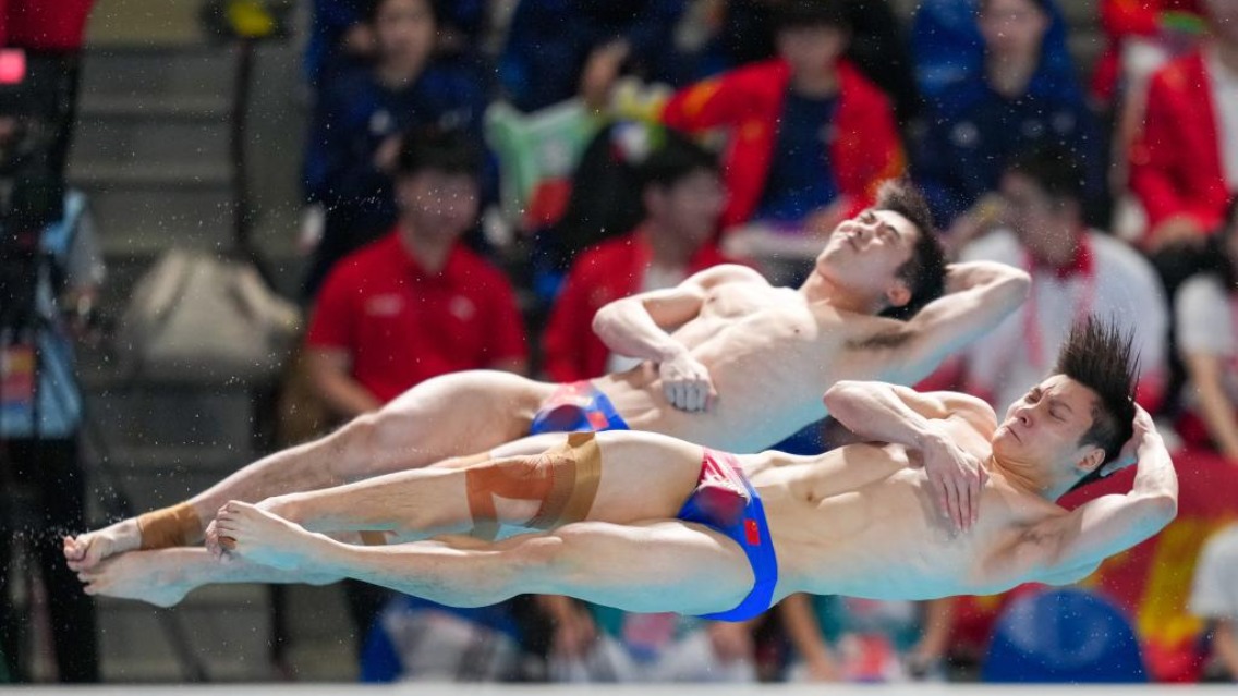 全運會跳水——男子團體賽況