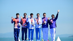 十五運馬拉松游泳——女子10公里決賽賽況