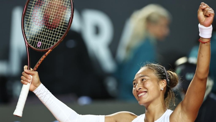 網球WTA1000羅馬站：鄭欽文晉級半決賽