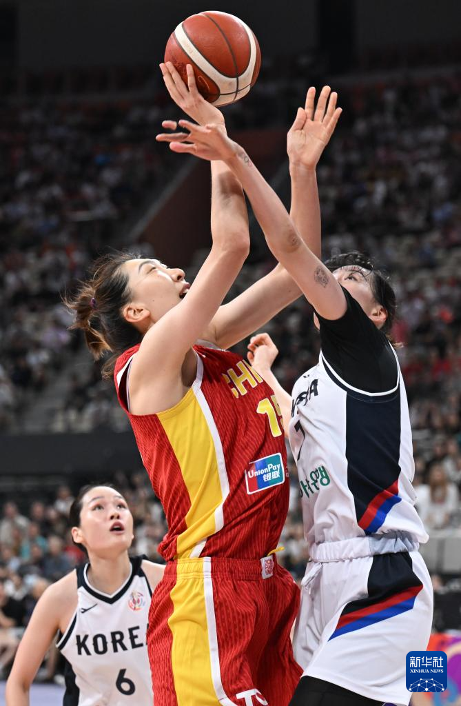 女籃亞洲盃：中國隊勝韓國隊