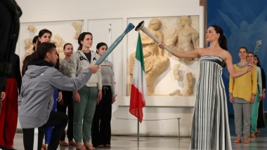 冬奧會聖火火種採集儀式舉行第二次綵排