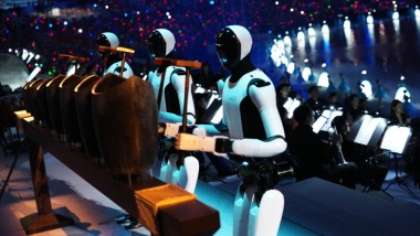 當千年編鐘遇見未來丨人機協奏全運會開幕式