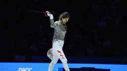 十五運會女子佩劍個人金牌賽：楊恒鬱奪冠