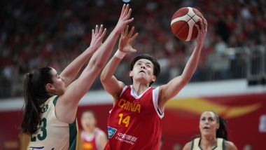 女籃熱身賽：中國隊勝澳大利亞隊