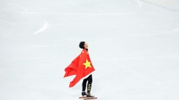 中國選手孫龍奪得米蘭冬奧會短道速滑男子1000米銀牌