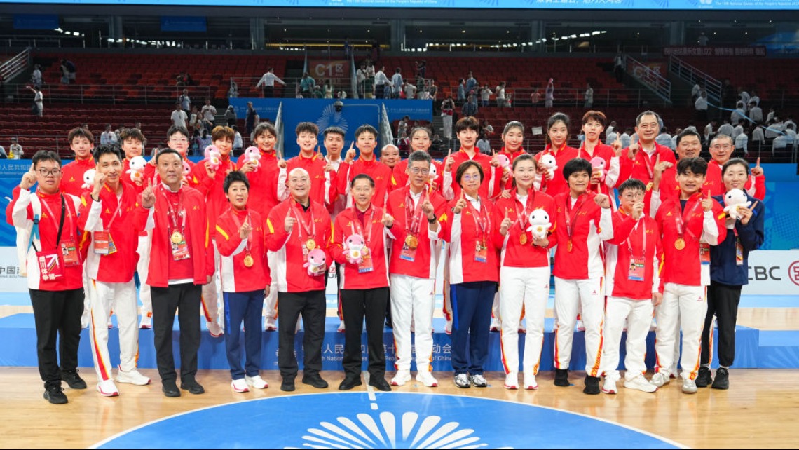 十五運會女籃U22四川隊問鼎