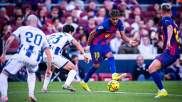 西甲綜合：巴薩三球大勝萊萬特重回積分榜榜首_fororder_企業微信截圖_20260224091712