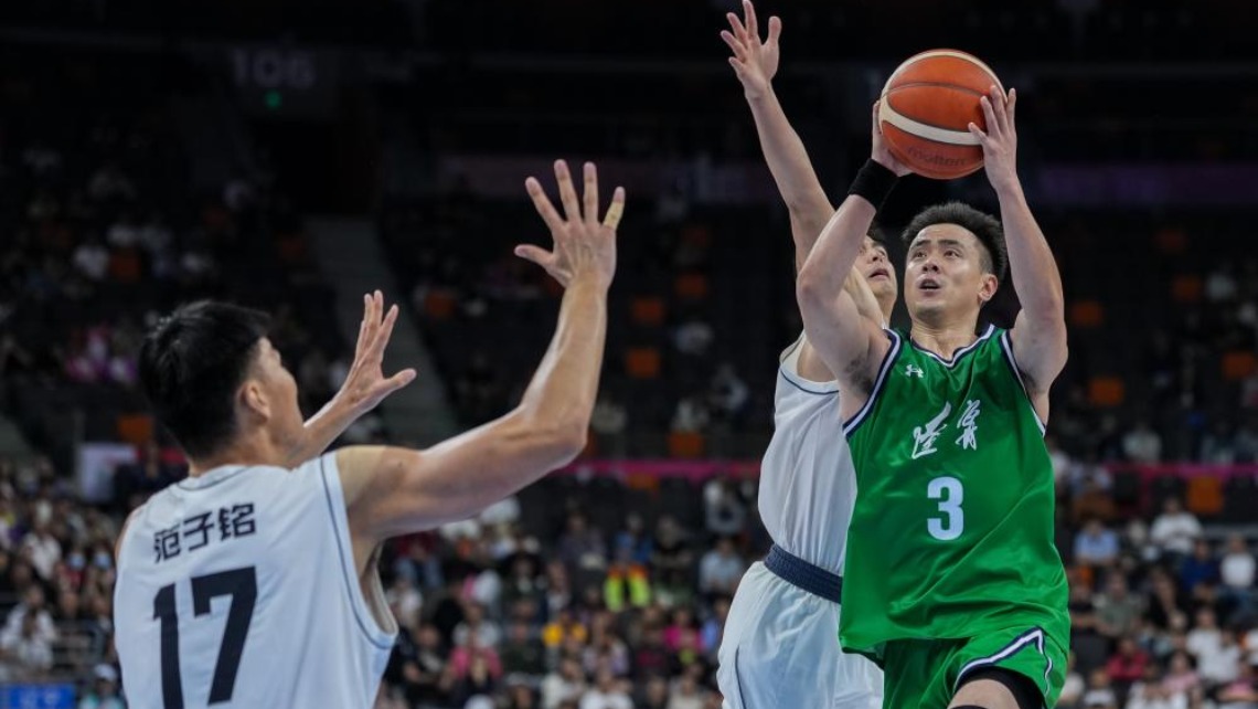 全運會籃球——男子成年組小組賽：遼寧勝北京
