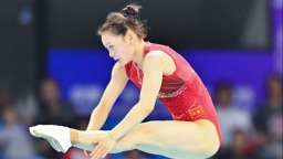 全運會蹦床決賽：胡譯乘奪兩金 嚴浪宇實現衛冕