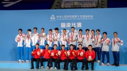 十五運會蹦床金牌誕生！江蘇、山西分獲男女團體冠軍