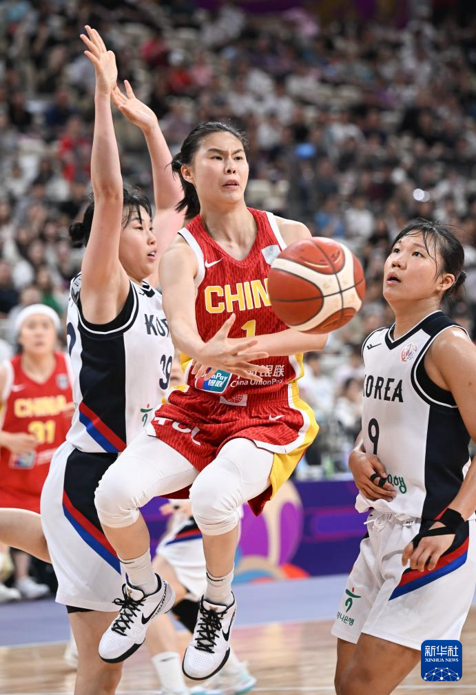 女籃亞洲盃：中國隊勝韓國隊