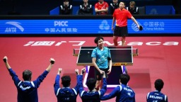 32年終圓夢 北京隊戰勝上海隊奪得乒乓球男團冠軍