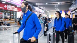 全運會排球——女排參賽隊伍陸續抵達澳