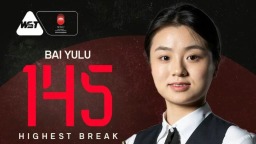 白雨露刷新斯諾剋女子單桿最高分