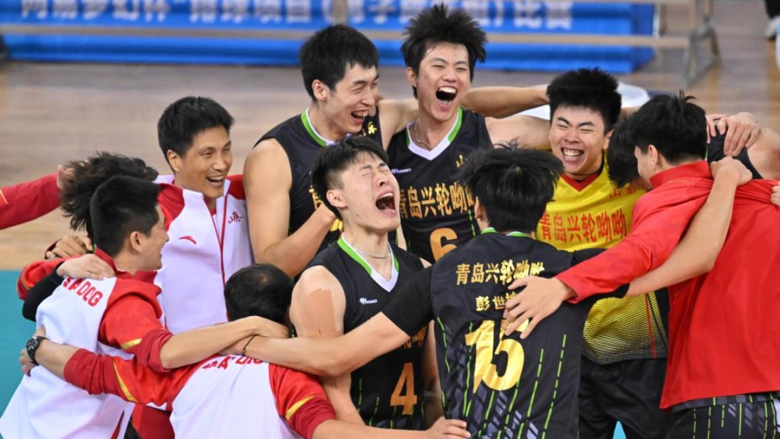 十五運會山東隊奪得排球男子成年組冠軍
