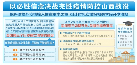 疫情防控完勝的關鍵是防輸入 開學萬無一失的關鍵是抓落實