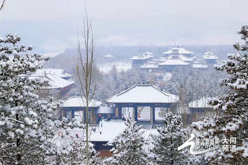 春雪 粧扮出別樣的雲岡美！