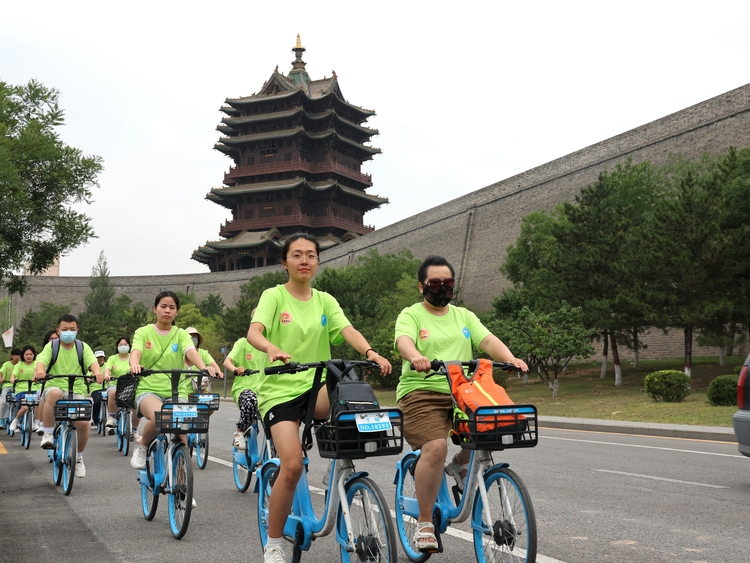 山西省大同市平城區：與文明相伴  與綠色同行_fororder_騎行