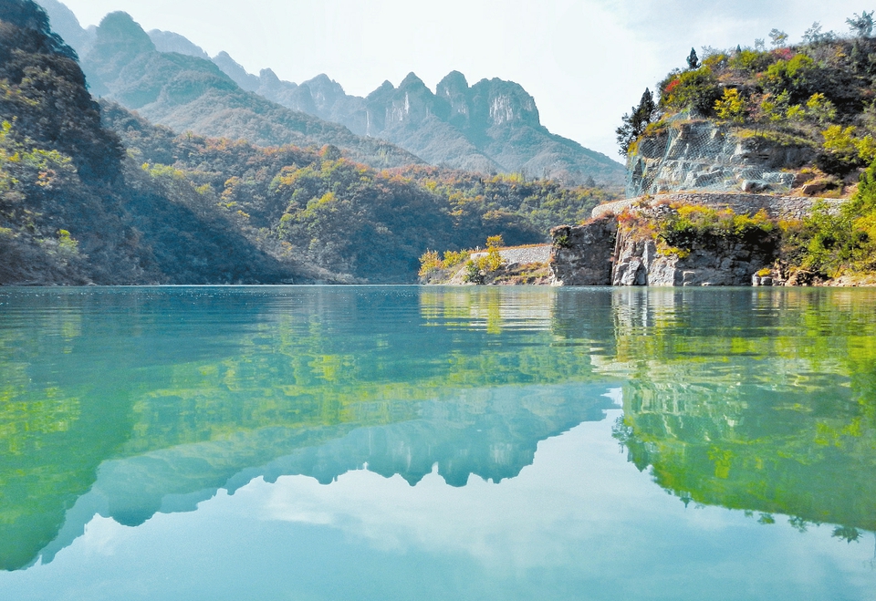 山西陽城蟒河獼猴國家級自然保護區——秀峰飛瀑清涼景_fororder_1jpg