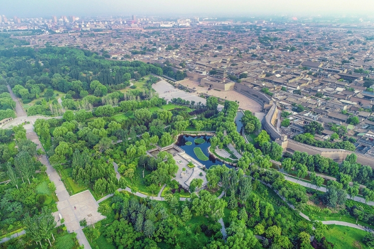 平遙古城迎薰公園：居民休閒健身好去處_fororder_平遙古城