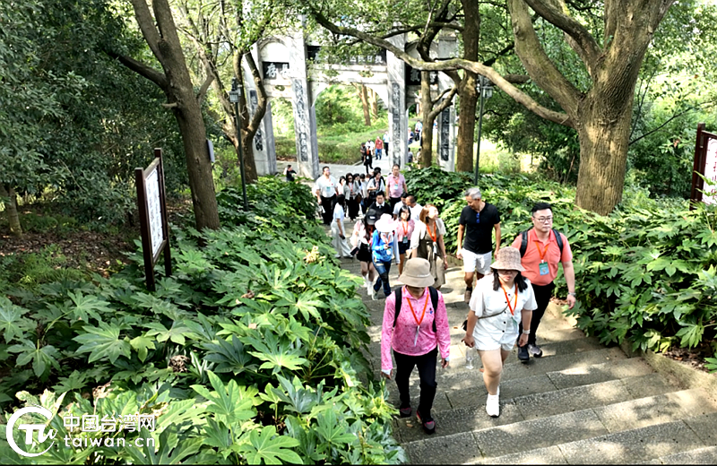台灣青年走進抗戰勝地懷化市龍潭鎮