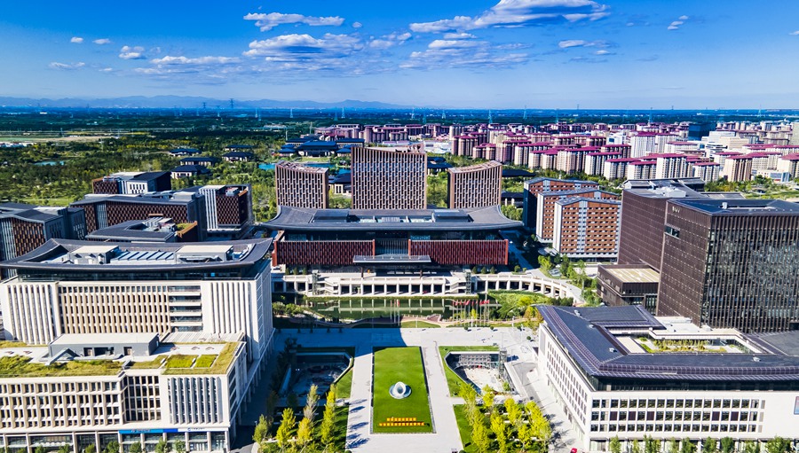 衛星瞰雄安：崛起的地標