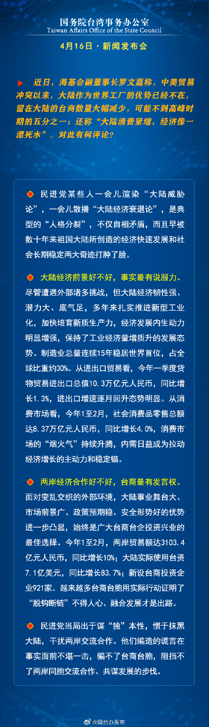 國務院台灣事務辦公室4月16日·新聞發佈會_fororder_a4