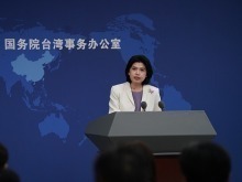 國臺辦：希望廣大台灣同胞和大陸同胞一道堅決反對“台獨”分裂和外部勢力干涉_fororder_VCG111604764379