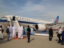 C919亮相迪拜航展　業內人士看好中國製造