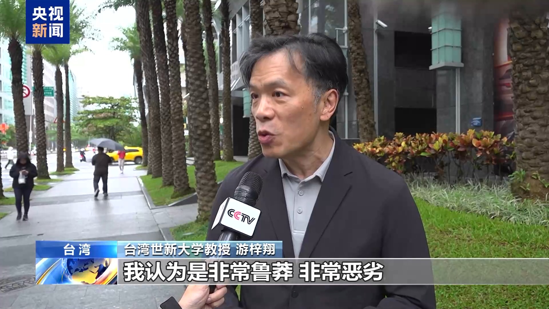 台灣學者：高市妄言乃刻意搞事 實屬惡劣