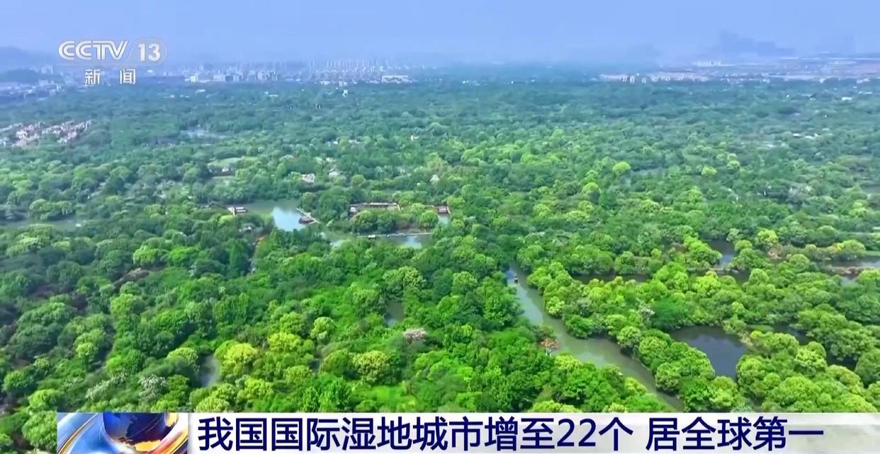 中國國際濕地城市增至22個 濕地面積穩定在5635萬公頃以上