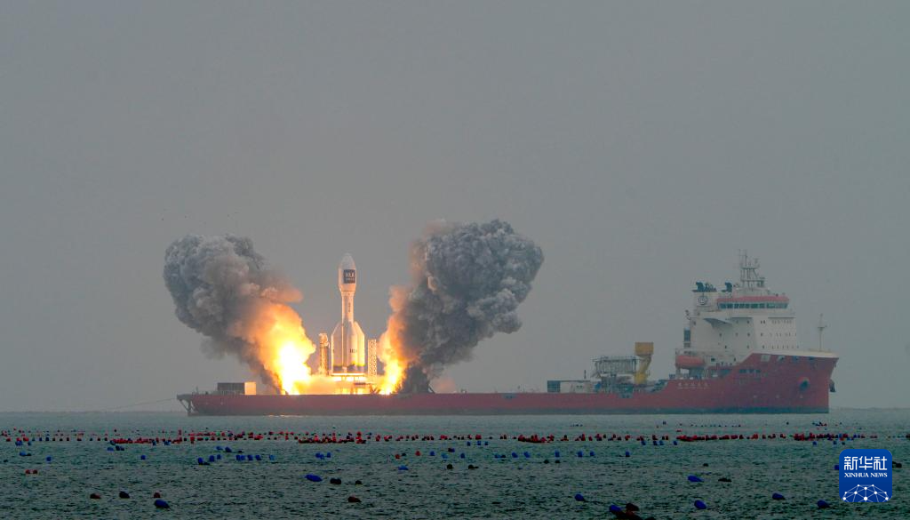 一箭三星!引力一號遙二運載火箭發射成功 一箭三星!引力一號遙二運載火箭發射成功