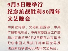 值得期待！6圖帶你了解抗戰勝利80週年主題展覽、文藝作品等活動亮點