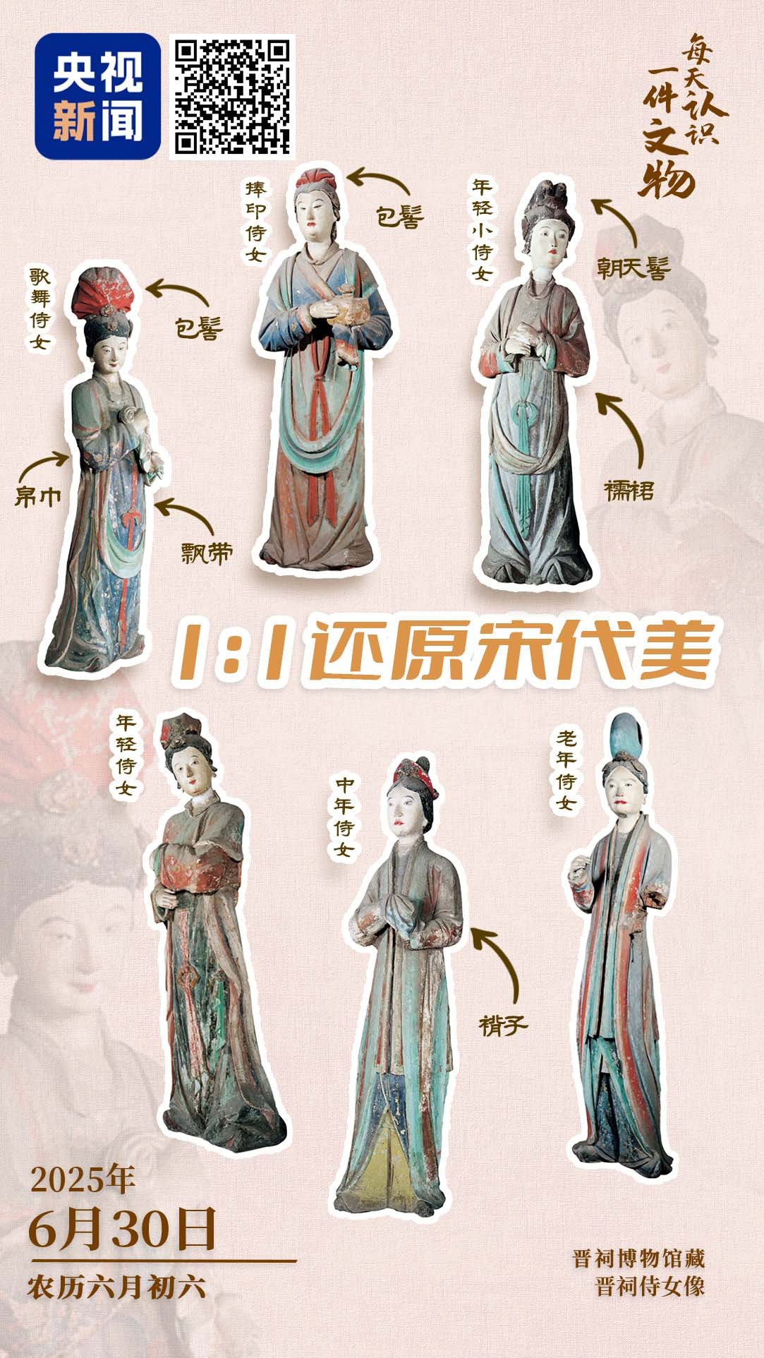 彩塑“手辦”裏的超全宋代穿搭指南
