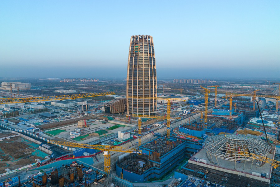 衛星瞰雄安：崛起的地標