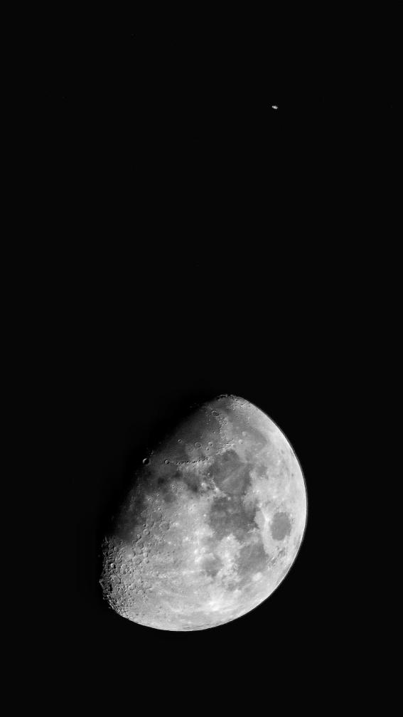 23日至24日淩晨殘月連伴土星、金星上演“星月童話”
