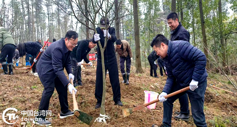 台灣同胞積極參與“綠美貴陽·同心聚力”植樹活動