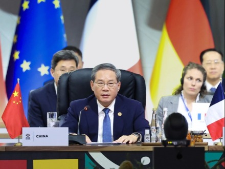 李強出席二十國集團領導人第二十次峰會第二及第三階段會議